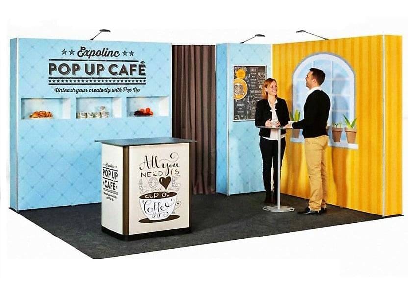 Makkelijk opzetbare Beurswanden 21