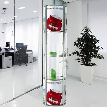 Mobiele vitrines & zuilen