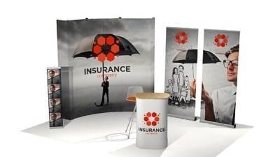 All in One One Fabric Display Pop up Insurance