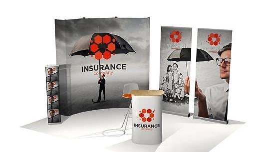 All in One One Fabric Display Pop up Insurance