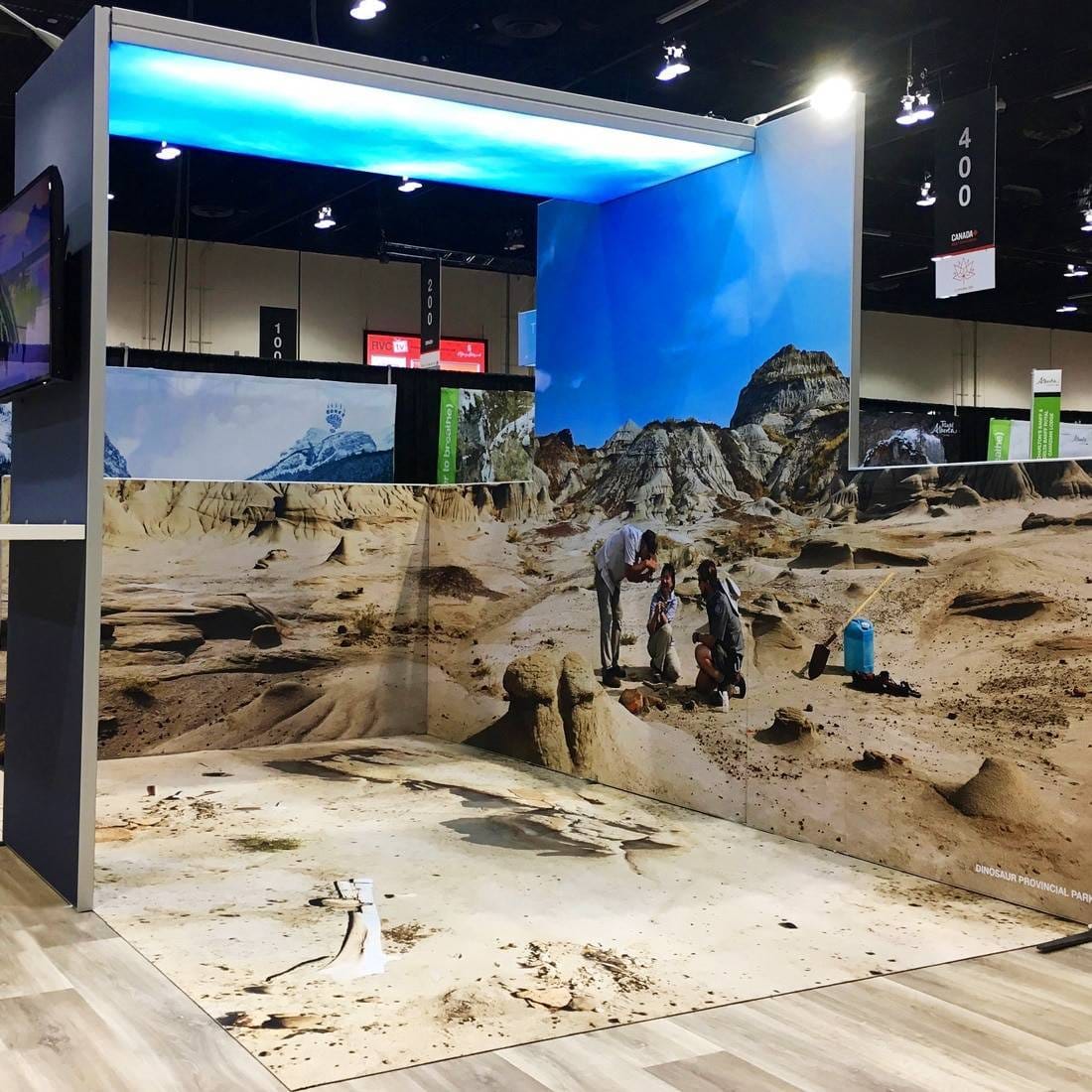 printed exhibition carpet