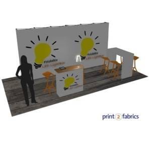 Pop-up LED LightBox beurswand