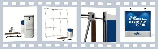 pop-up exhibition wall