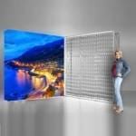4 presentatiewanden vergeleken 24 Fusion LED LightBox beurswand