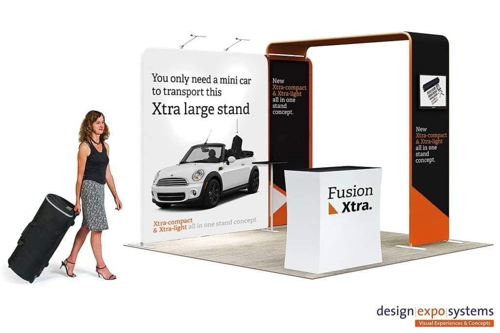 Fusion-Portable-Stretch-stand 4 Beurswanden Presentatiewanden vergeleken