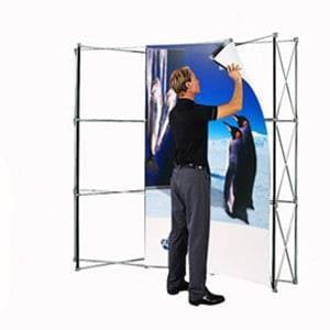 Opbouw Expolinc Pop up beursstand
