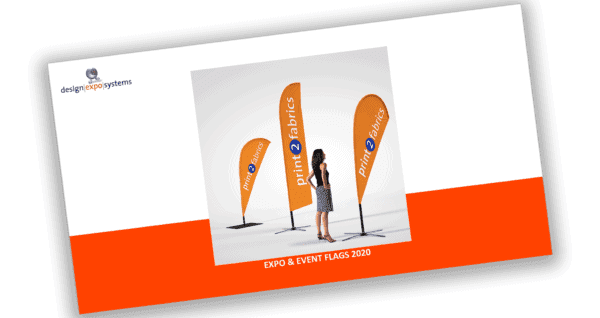 Inspiratie brochures voor beursstands, events & interieur 22 Event & Expo Flags