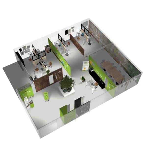 Covid-19-Werkruimte-Kantoor-plattegrond