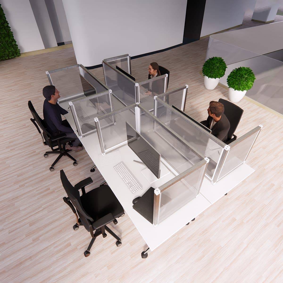 Voldoe aan de coronamaatregelen - Plan nu een veilige werkplek 21 Bureaudividers