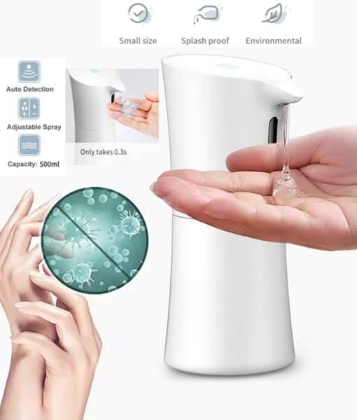 Mobiele desinfectiezuil 21 Handgeldispenser tafelmodel
