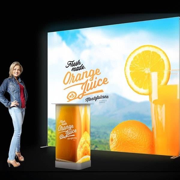 light-frame exhibition wall