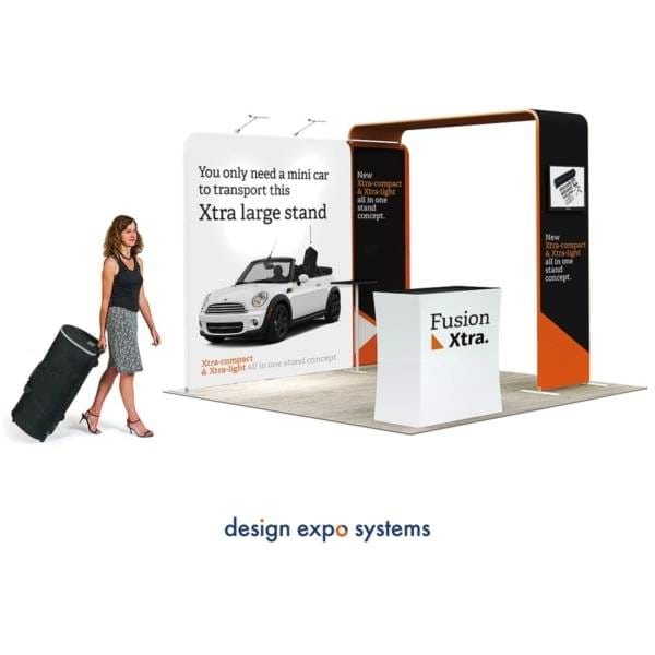 Configureer uw Modulaire Beursstand 22 fusion xtra stretch portable frame