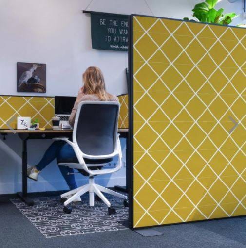 bedrukt vloer vinyl kantoor