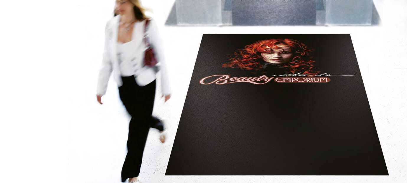 vloerbekleding-bedrukt gepersonaliseerde inkommat