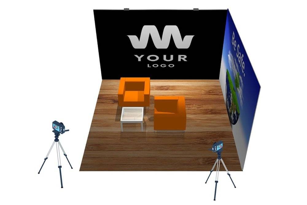 Videomarketing met een mobiele presentatiewand 19 presentatiewand voor elk type videomarketing