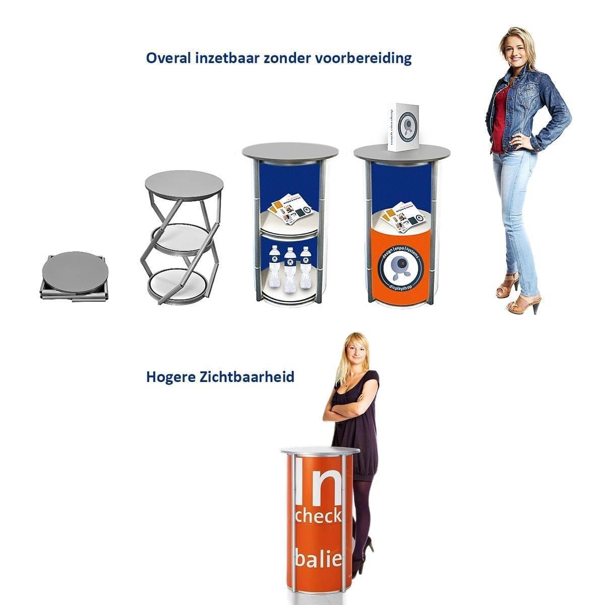 ronde showcase balie