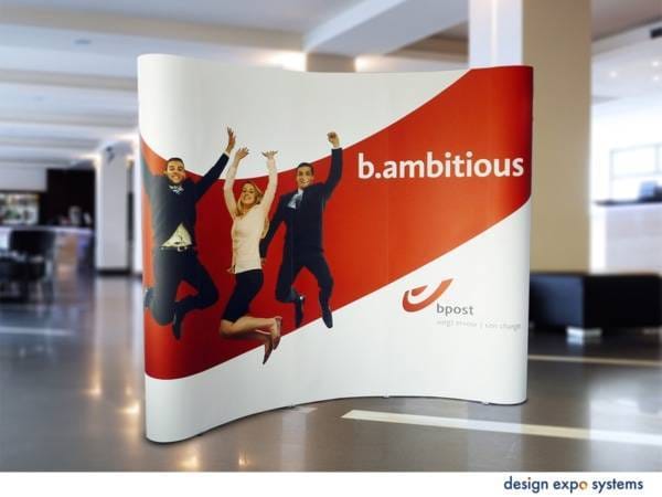 Pop-up beurswand bpost