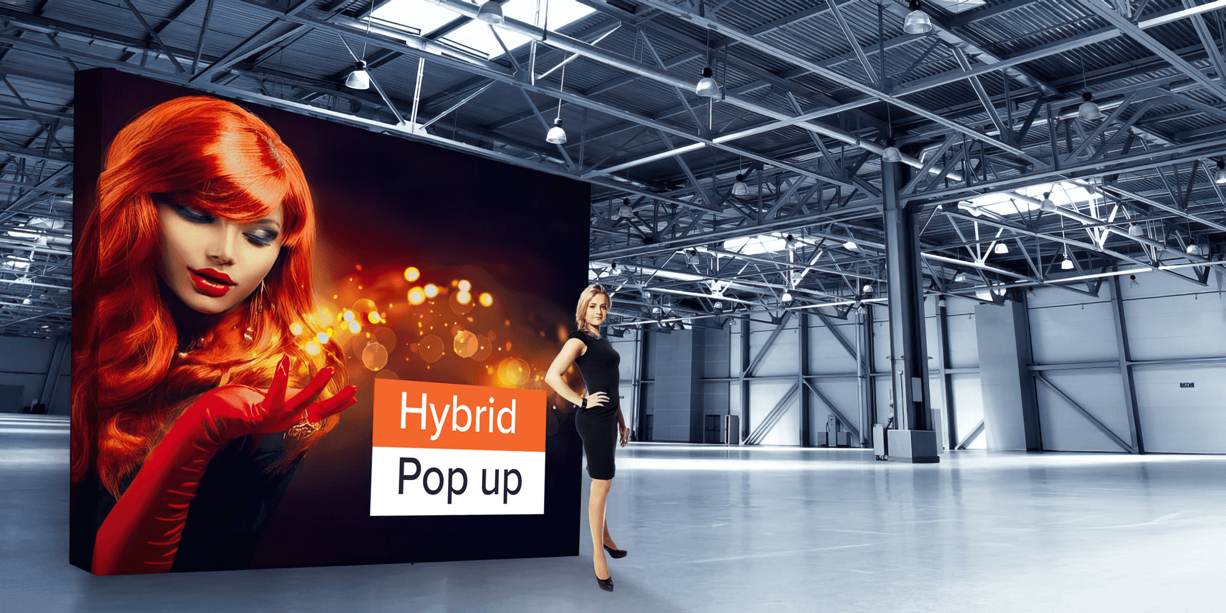 Duurzame beurswanden 26 Hybrid LED LightBox Pop up