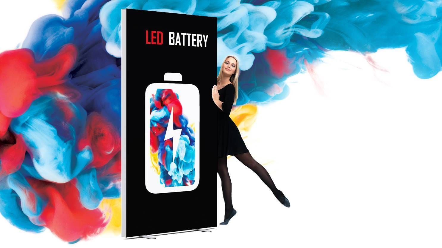LED lightbox Battery banner