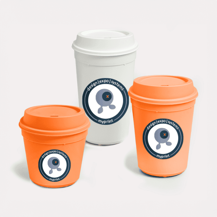 Herbruikbare drinkbeker met logo