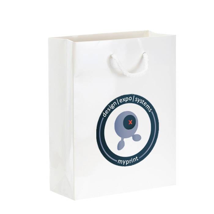 Luxe papieren draagtas met koordjes