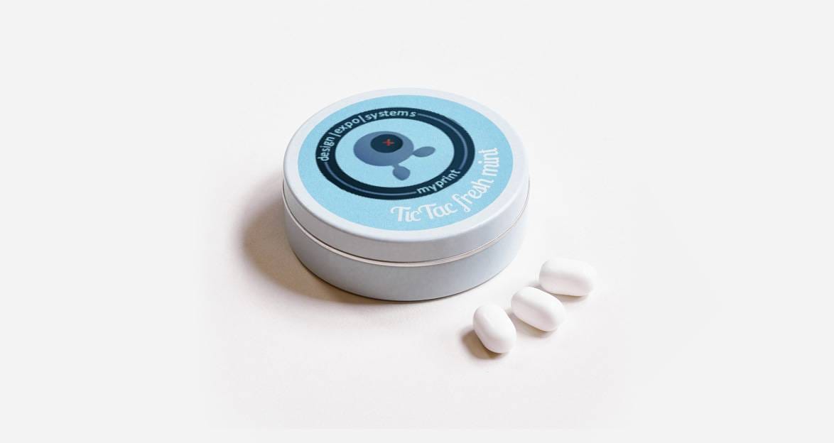 Tic-Tac met rond doosje