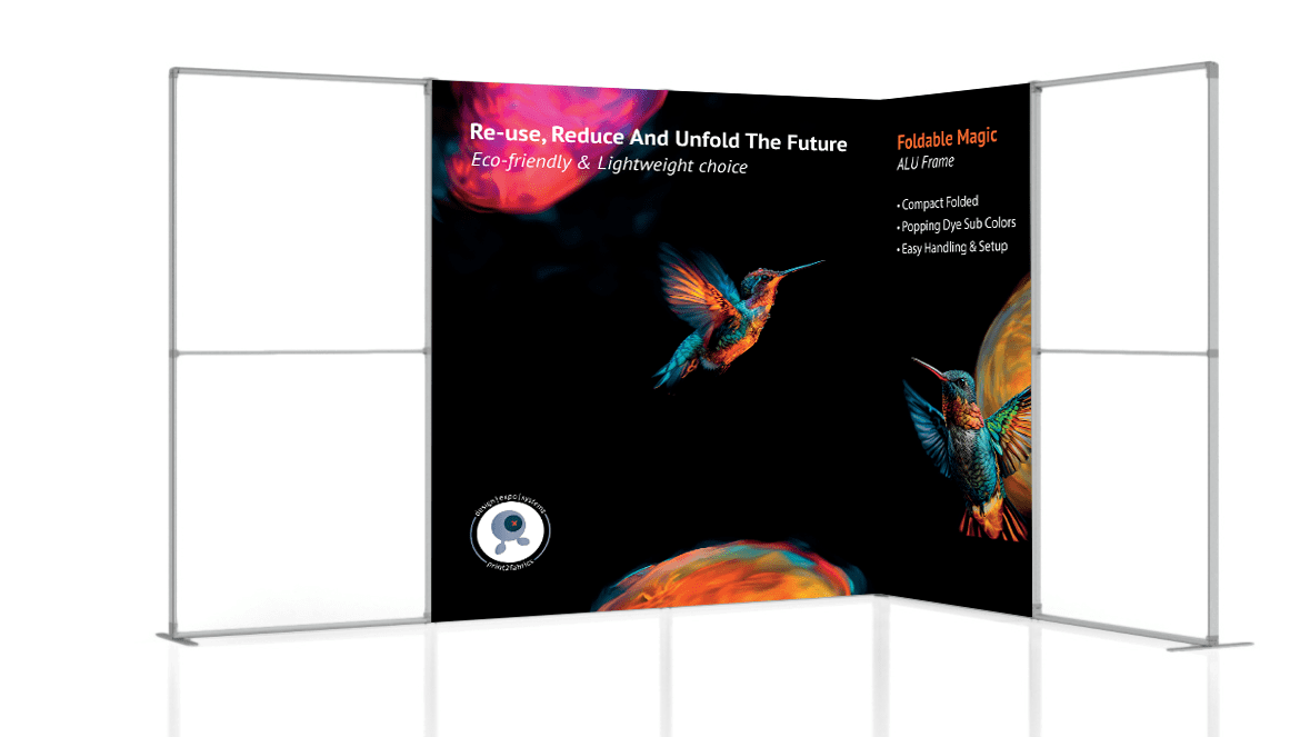 des foldable magic corner 16x9 white bg