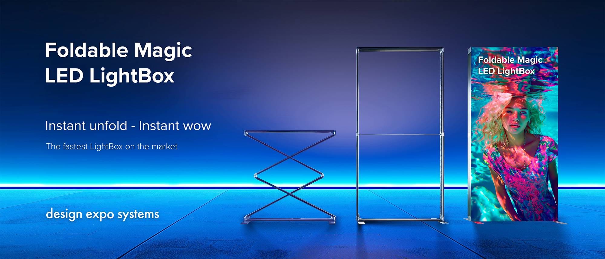 foldable Magic Led lightbox 2025