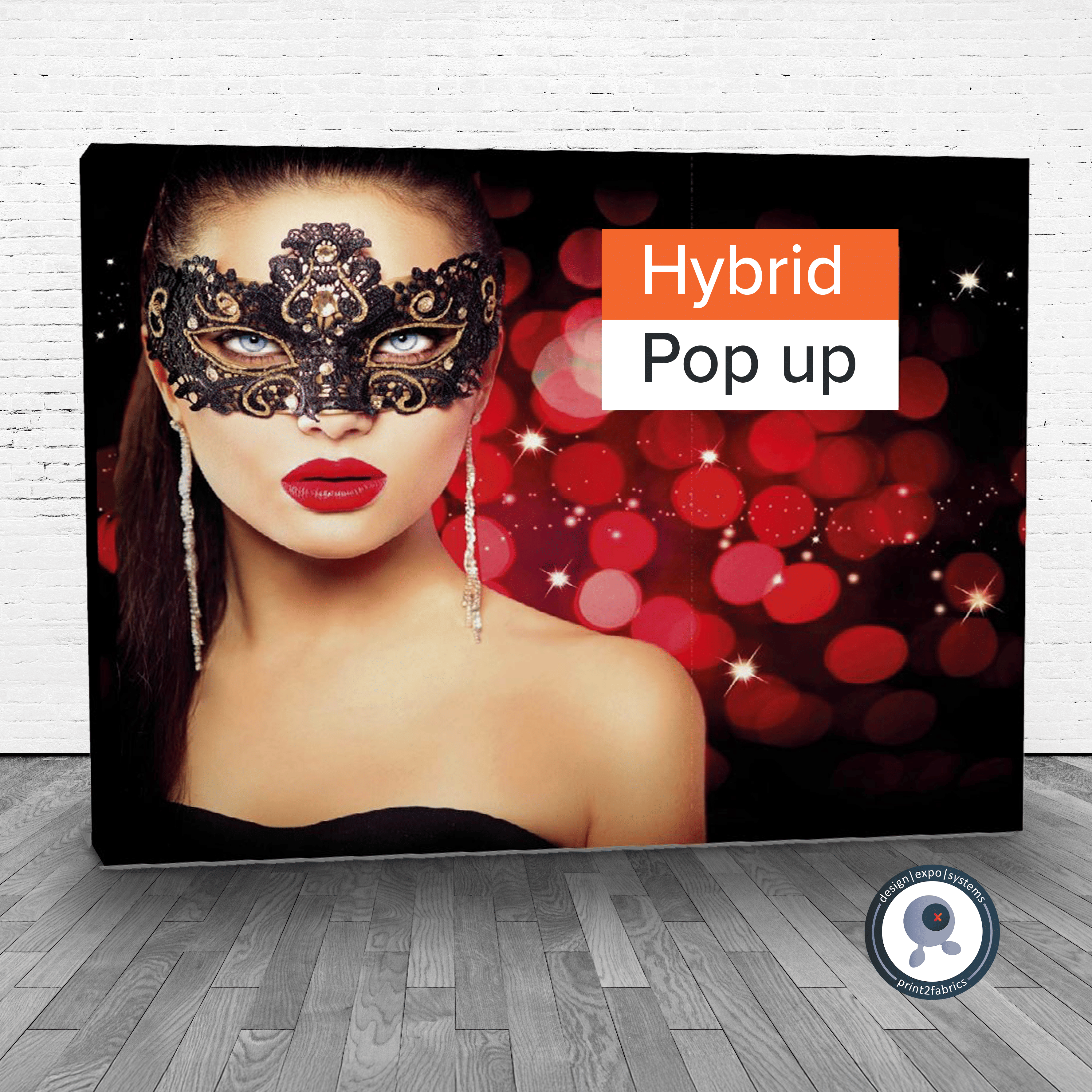 Duurzame beurswanden 21 Hybrid Fabric Pop up