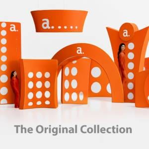 Brochure Displays Original Shapes