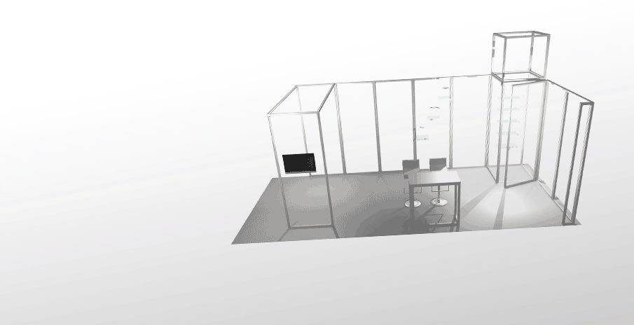 Reconfigure your modular fabric exhibition stand