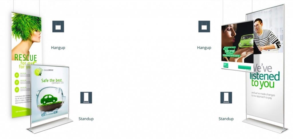 Magnetic Flex Floor Display Hang Up
